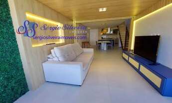 Imagem 3: Cobertura duplex mobiliada e vista mar no Porto das Dunas com 6 quartos