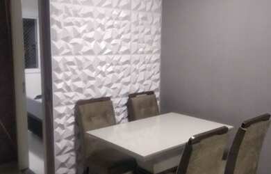 Imagem 2: Apartamento pronto para morar mobiliado 2 dormitórios na Ocian - Praia Grande - SP