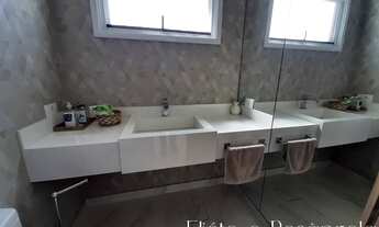 Imagem 7: Lindíssimo sobrado de luxo com 4 suítes no Condomínio Alphaville II- SJC