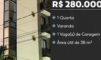 Imagem: Flat para venda possui 38 metros quadrados