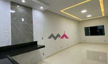 Imagem 2: Casa NOVA com 3/4 (2 Suítes Plenas) à venda, 104 m² por R$ 380.000 - Palmas/TO