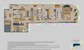 Imagem 6: Up Gardens, 4 suítes, 2 vagas, 253,10 m², Lagoa - RJ