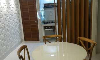 Imagem 4: Apartamento quarto e sala muito espaçoso com vista para o mar, montado