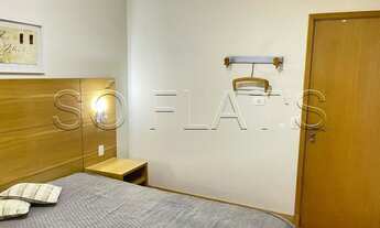 Imagem 11: Flat para locação totalmente mobiliado em em Moema próximo ao Pq Ibirapuera. Com entrada i