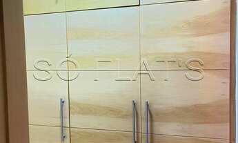 Imagem 5: Flat para locação totalmente mobiliado em em Moema próximo ao Pq Ibirapuera. Com entrada i