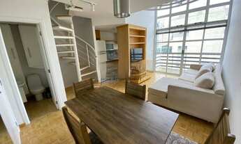 Imagem 3: Loft duplex mobiliado para aluguel com 55m², 1 suíte - Centro de Alphaville