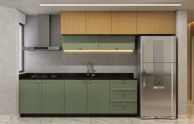 Imagem 6: Cód.: 821 - Apartamento com 3 Quartos (1 Suíte), Varanda Gourmet e 2 Vagas de Garagem, à v