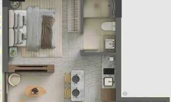 Imagem: Lange, Turin - Studio 32m² Open Space com