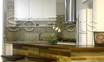 Imagem 6: Flat para locação no centro comercial de Alphaville próximo ao Shopping Alpha e Alameda Ri