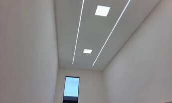 Imagem 4: CASA NOVA 3 QUARTOS SENDO 01 SUÍTE PORCELANATO ILUMINAÇÃO VARANDA GOURMET PISCINA AQUECIDA