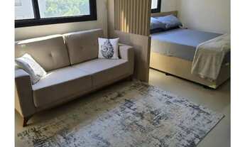 Imagem: Studio mobiliado, com 30m² privativos
