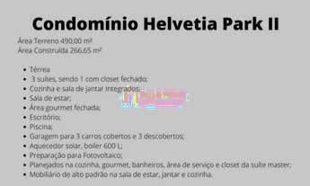 Imagem 2: Casa de condomínio térrea para venda possui 266 metros quadrados com 3 quartos
