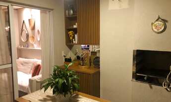 Imagem 7: Apartamento finamente mobiliado com 1 Suíte + 1 dormitório com infraestrutura completa no