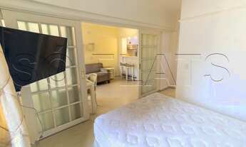 Imagem 7: Flat no coração do Itaim Bibi, uma região com vasto comercio e opções de transporte. Consu