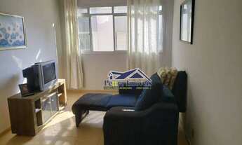 Imagem 2: Apartamento com 1 dormitório à venda, pequena vista solarium com churrasqueira- Vila Guilh