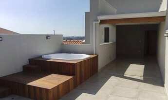 Imagem 6: Cobertura com 2 dormitórios (1 suíte) à venda, 55 m² por R$ 575.000 - Vila Pires - Santo A