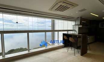 Imagem 6: Locação - Apto 3 suítes + escritório 100% mobiliado - Orla 14, Vista para o Lago