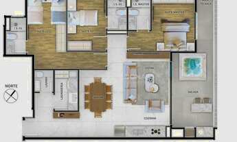 Imagem 2: Apartamento com 3 dormitórios à venda por R$ 2.885.000,00 - Centro - Guaratuba/PR