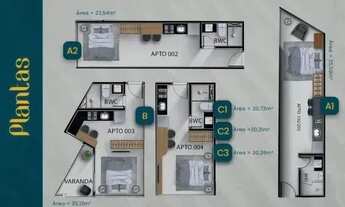 Imagem 2: Apartamento com 20m² - com 1 Quarto