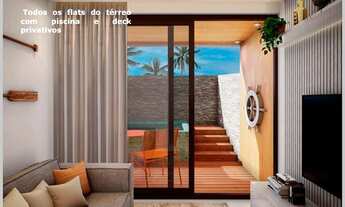 Imagem 6: GT10 Flat em Porto de Galinhas 21m² Varanda Piscina Vista Mar