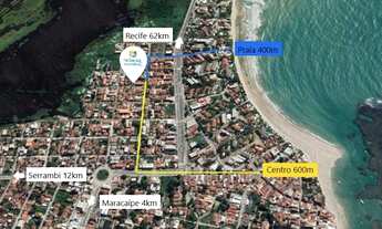 Imagem 3: GT10 Flat em Porto de Galinhas 21m² Varanda Piscina Vista Mar