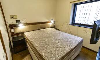 Imagem 6: Flat mobiliado no Jd. Paulista, zona nobre, com 1x dormitórios mobiliado, com serviços vag