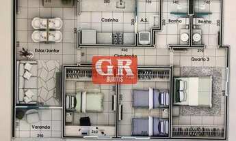 Imagem 3: Apartamento com área privativa à venda, 3 quartos, 1 suíte, 3 vagas, Nova Suíssa - Belo Ho