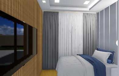 Imagem 6: Casa de condomínio térrea para venda tem 120 metros quadrados com 3 quartos