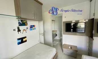 Imagem 10: Apartamento nascente e mobiliado no Golf Ville Porto das Dunas com 3 suítes