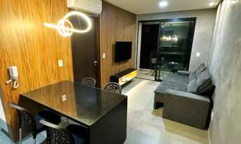 Imagem: Lindo quarto e sala mobiliado no liv na