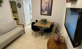 Imagem 2: Aluga-se apto 2 Dorm mobiliado na avenida da praia do Gonzaga em Santos/SP