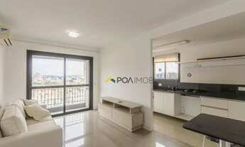 Imagem 2: Apartamento com 1 dormitório para alugar, 47 m² por R$ 3.213,00/mês - Jardim Botânico - Po