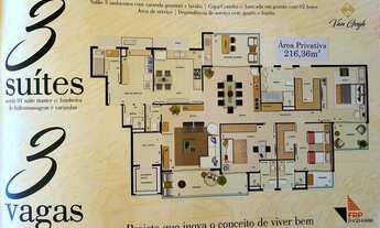 Imagem 2: Apartamento Van Gogh - Planta