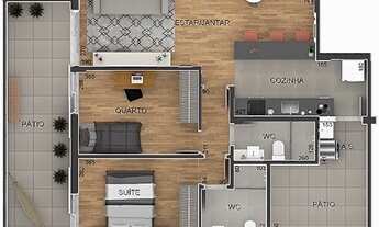 Imagem 7: APTO 2 DORMS (1STE) MOBILIADO 1 VAGA TIPO GARDEM