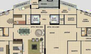 Imagem 7: Sky Boa Viagem. - 163m² - 4 quartos (3 suítes) - 3 vagas - Gabriel Bacelar. Oportunidade