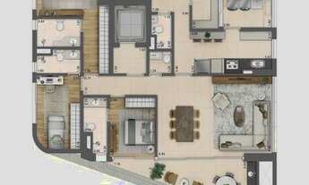 Imagem 3: Apartamento para venda tem 152 metros quadrados com 3 quartos em Vila Olímpia - São Paulo