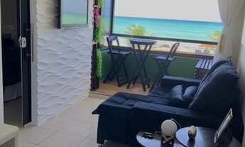 Imagem: Flat na praia vista para o mar da Areia