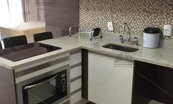 Imagem 6: Flat para locação no Luzes da Mooca - Sacada - Suíte com closet - lavabo - 1 vaga de garag