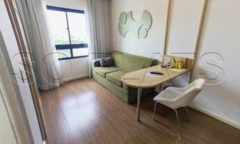 Imagem 5: Flat para locação no Mercure SP Pinheiros contendo 28m², 1 dormitório e 1 vaga de garagem