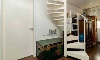 Imagem 7: Excelente cobertura de 01 dormitório semimobiliada com 01 box/vaga de garagem coberta, no