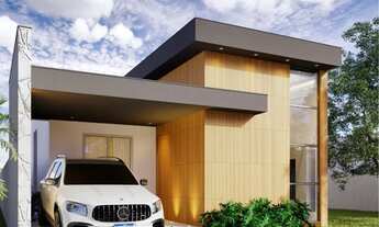 Imagem 2: Casa térrea em construção à venda no Cond. Gran Paraíso com 3/4 sendo 2 suítes