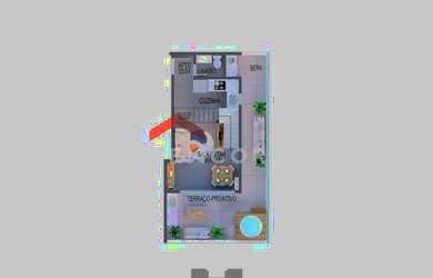 Imagem 2: Cobertura em Avenida do Contorno - Santa Efigênia - Belo Horizonte/MG