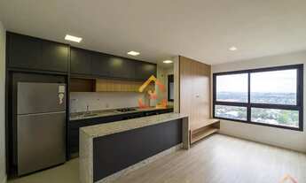 Imagem 2: Apartamento semimobiliado com 2 dormitórios para locação no Ed. Mind , 62 m² por R$ 3.700