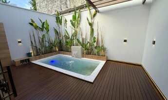 Imagem 6: Casa Térrea Fino Acabamento Sistema Alexa c/ 3 Suítes e Piscina com Cascata