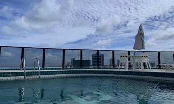 Imagem 4: Apartamento mobiliado em Boa Viagem 2 quartos, suíte, 13º andar, com vista para o mar