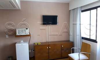 Imagem 4: Flat em Moema para locação imediata, sem fiador e sem burocracia com 1x dormitório