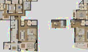 Imagem 4: Apartamento para Venda em Barueri, Alphaville Empresarial, 4 dormitórios, 4 suítes, 6 banh