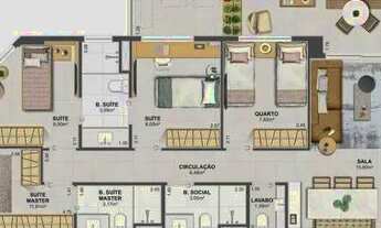 Imagem: Apartamento com 4 quartos à venda, 124