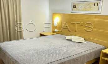 Imagem 13: Flat para locação totalmente mobiliado em em Moema próximo ao Pq Ibirapuera. Com entrada i