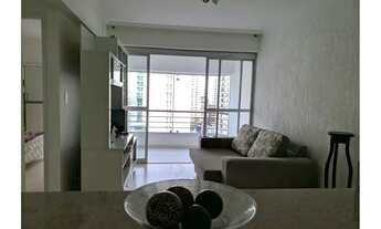 Imagem: Flat com 2 dormitórios parcialmente mobiliado